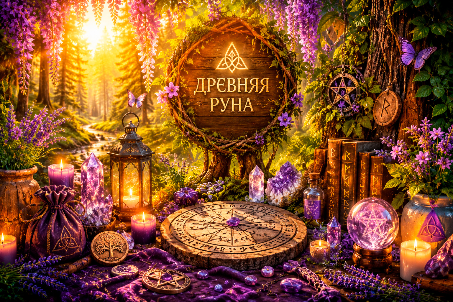 Магазин Руны — интерьер и товары