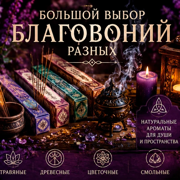 Ароматные благовония и стильные подставки