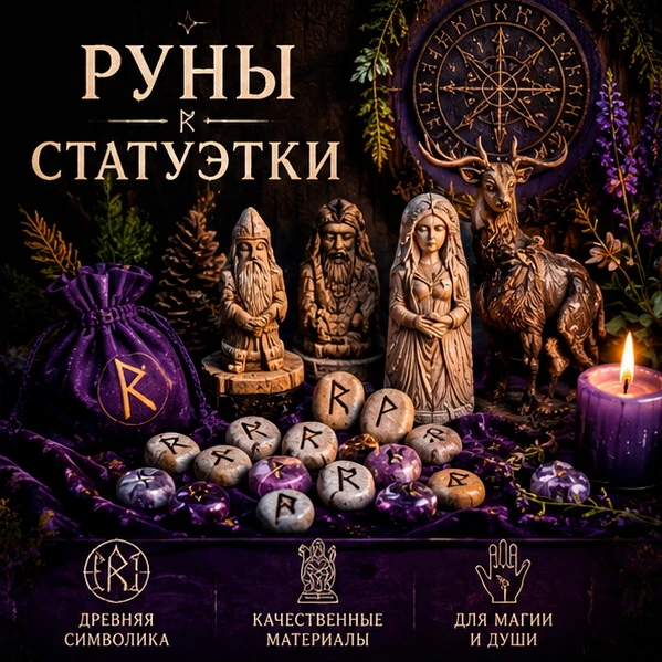 Уникальные амулеты и красивые статуэтки